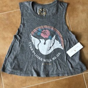 Spiritual gangster XS crop tank top